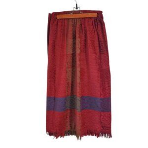 Mary Flaherty Vintage 90s Wool Whimsy Fairy Ireland Celtic Skirt - Free Size